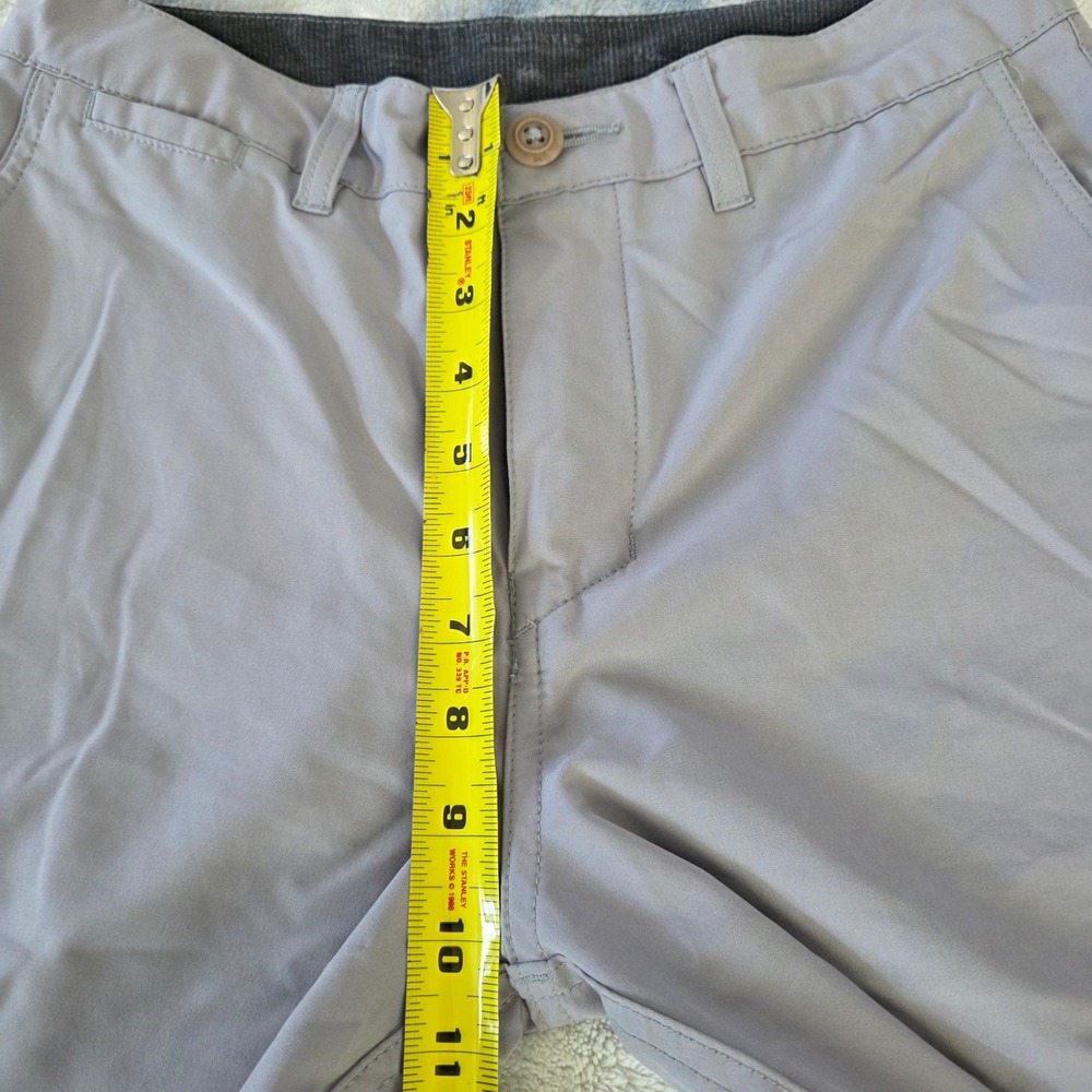 Quiksilver Amphibian Hybrid Shorts Mens 28 Gray Quick Dry Walkshorts Boardshorts - Picture 11 of 13